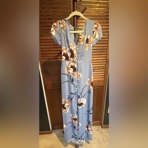 Blue Floral Dress